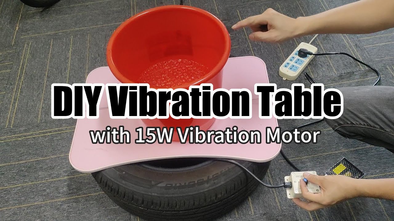 DIY Vibration Table with 15W 12V DC Vibration Motor - YouTube