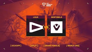 LOUD vs. Sentinels - VCT Americas Kickoff - Grand Final - Map 2