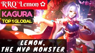 Download Lagu Lemon, The MVP Monster [Top Global 1 Kagura] | RRQ`Lemon ✿ Kagura Gameplay #24 Mobile Legends. MP3