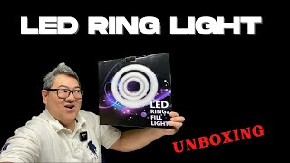 LED RING LIGHT WITH TRIPOD STAND REVIEW I UNBOXING