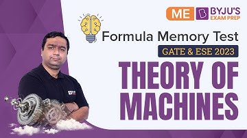 Theory of Machines (TOM) Formula Revision | GATE & ESE 2023 Mechanical Engineering (ME) Exam Prep