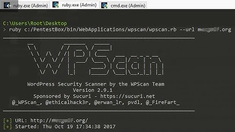 PentestBox WPScan Tutorial
