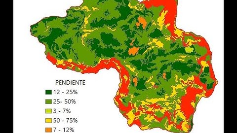 Mapa de pendientes en ArcGIS