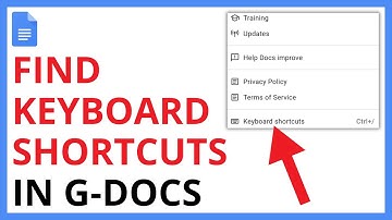 How to Find Keyboard Shortcuts in Google Docs [SIMPLE GUIDE]