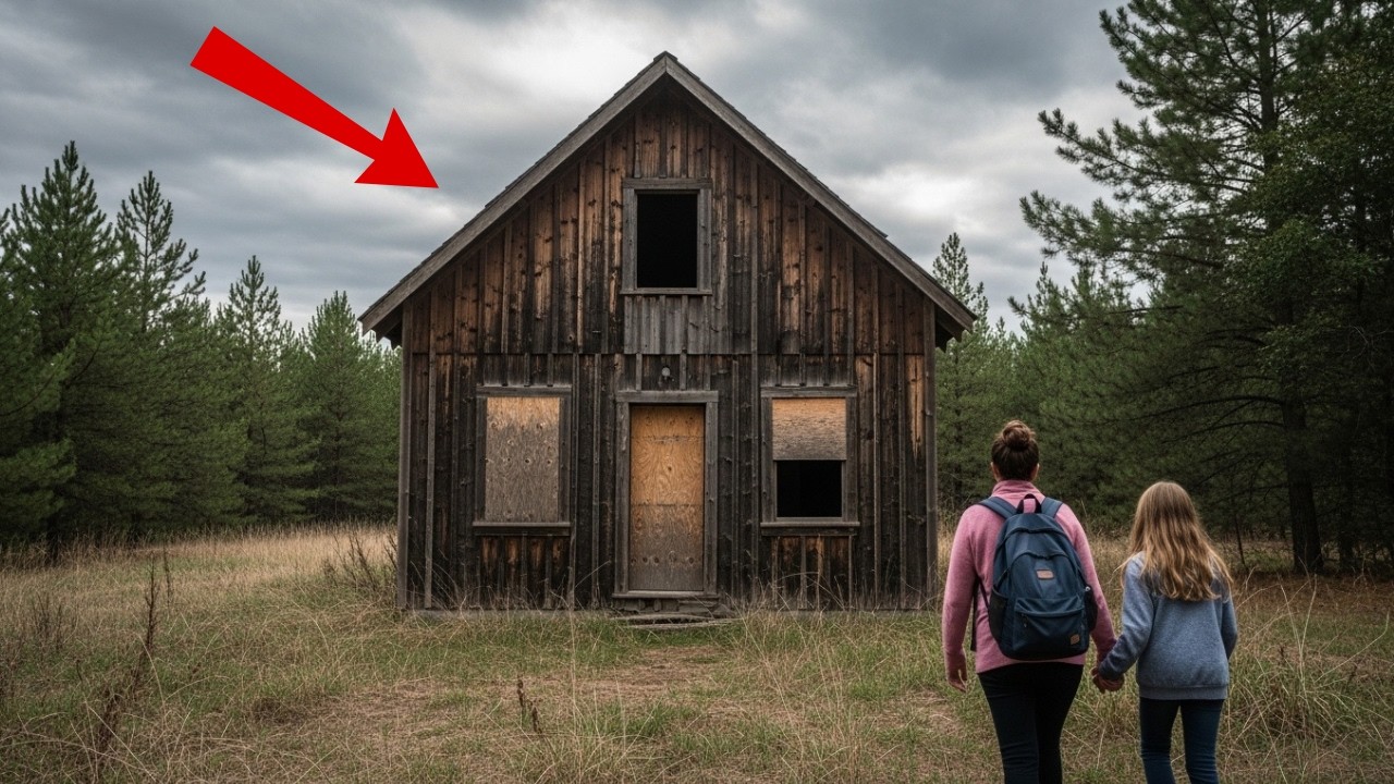 Homeless mom opens Grandma’s cabin locked for 25 years and fell to her knees at what she found!