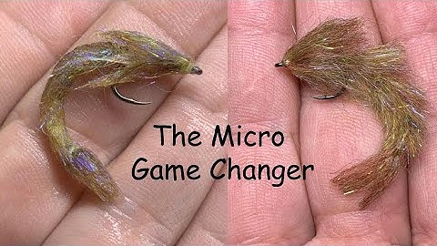 Fly Tying - is that a minnow? the Micro Game Changer