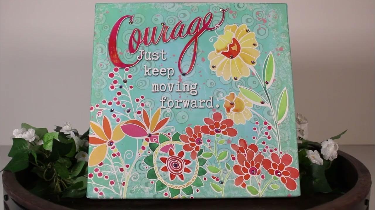 P2305 courage pizazz crystal art youtube