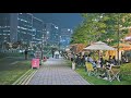 [4K] Summer Seoul Night Walk - Balsan to Magok - Bars & Restaurants + LG | 발산역과 마곡역 야경을 보며 걷는 서울 여행