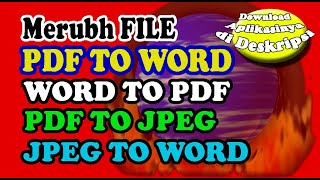 Merubah PDF KE WORD - WORD KE PDF - PDF KE JPEG - JPEG KE WORD screenshot 3