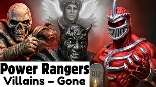 10 Power Rangers Villains Who Sadly Passed Away 😢