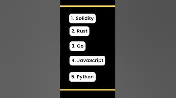Top blockchain programming languages | programming in blockchain | #shorts #programming #blockchain