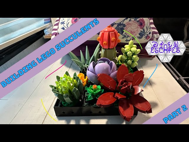 Lego Succulents Build - Book Two