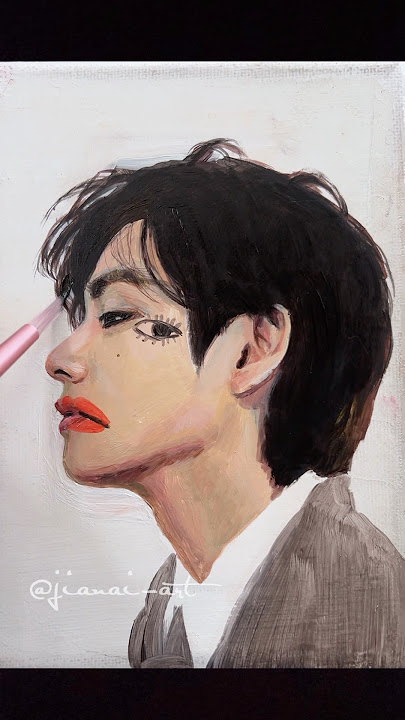 Smooth like butter #bts #kimtaehyung #kpop #painting