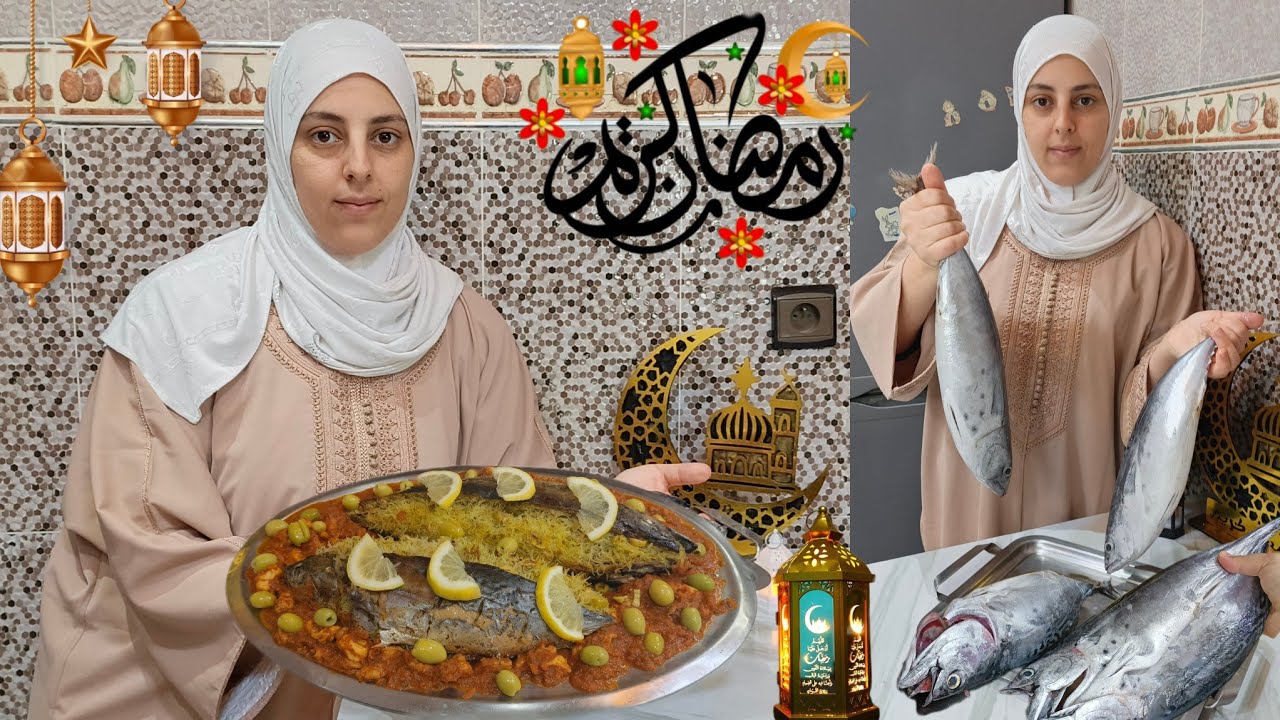 الفطور ساهل وسريع الحوت بونيتو في الفران بحشوه كاتجي بنينه وبلا كثرة تخمام👌