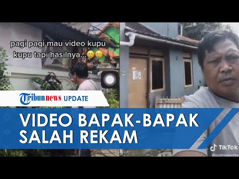 Viral Video Bapak-bapak Salah Kamera saat Rekam Kupu-kupu, Seketika Tertawa saat Melihat Hasilnya