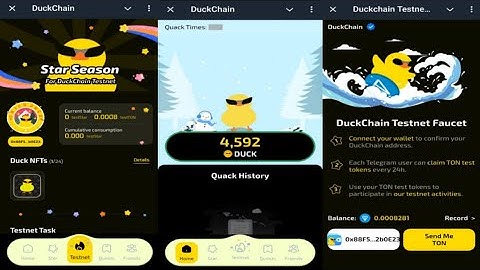 DuckChain | Join And Mint Exclusive Free NFTs NOW! | The First TON Layer 2 | Telegram Crypto Bot