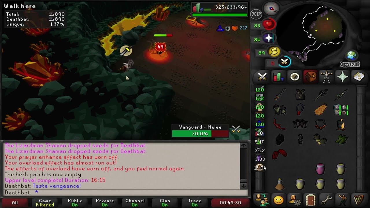 Chambers of Xeric: Challenge Mode Solo Example (900m setup w/ bowfa)