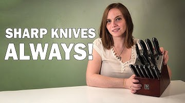 HENCKELS 14-piece Self-Sharpening Knife Set with Block.