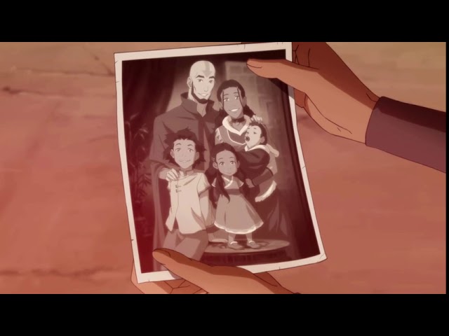 Aang u0026 Katara's Family Photo   Legend of Korra HD class=