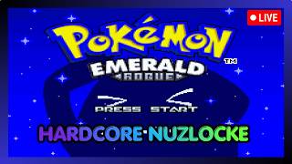 Hardcore Nuzlocke of Pokemon Emerald Rogue EX | First Time playing the Game !