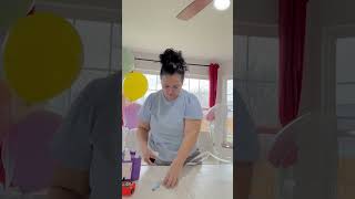 DIY Clear balloon kit with decal 