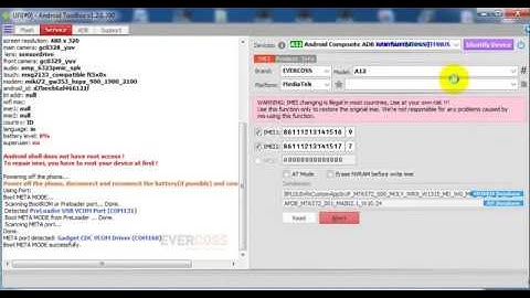 Write Imei Android MTK Without Root by UFI Box