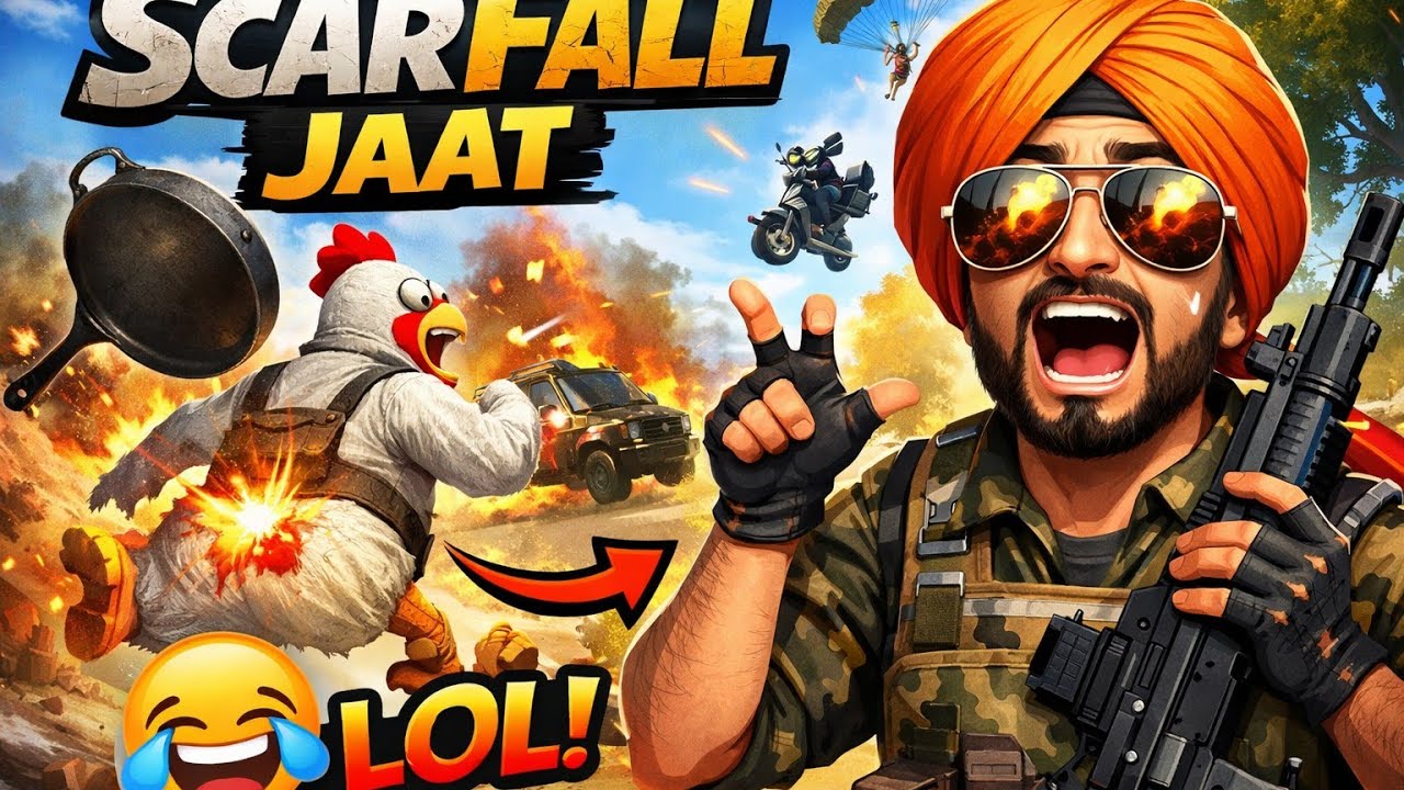 🔥 Indian Battle Royale LIVE | ScarFall 2.0 Hindi Commentary