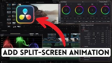 How to Add Split Screen Animation in DaVinci Resolve 2025?