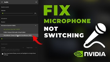 How To Fix Nvidia App Microphone Not Switching (Easy Fix) 2025