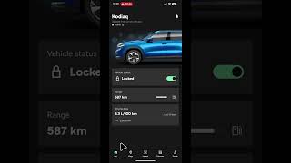 Описание приложения MyŠkoda: возможности и функции Škoda Kodiaq screenshot 5