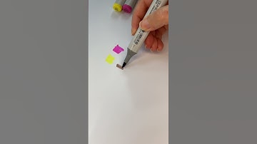 Swatching New Copic Sketch Markers | ASMR