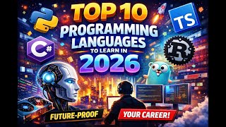 Top 10 Programming Languages to Learn in 2026 🚀 | Future-Proof Your Dev Career