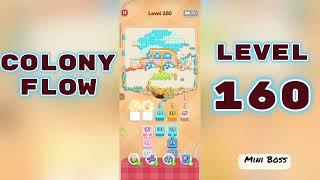 Colony Flow Level 160 Walkthrough 🐜 | Ant Colony Puzzle Gameplay | Mini Boss