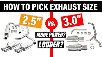 Choosing Your Exhaust Size // Behind The Builds