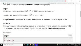 D  Positions in array