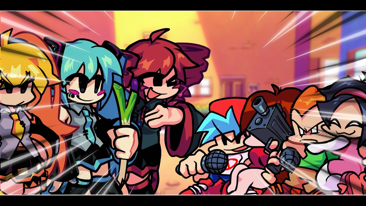 🎤 SU VECINDAD BUT MIKU, TETO & NERU SINGS IT | FNF COVER | FNF EL CHAVO DEL 8 🎤