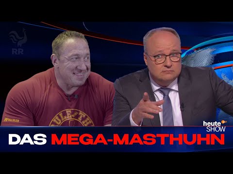 The mega-broiler chicken! Markus Rühl on the Heute-Show