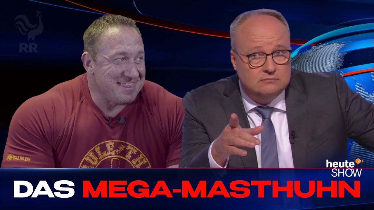 Das Mega-Masthuhn! Markus Rühl in der Heute-Show