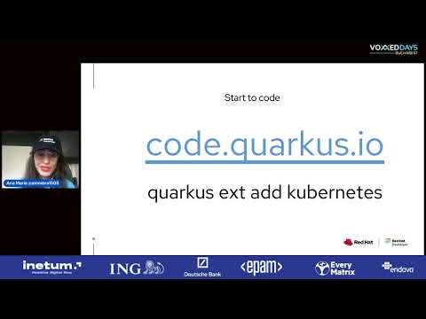 [VDBUH22] Ana Maria Mihalceanu - Exploring Quarkus on JDK 17