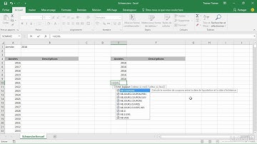 Tutoriel Excel 2016 : Créer un échéancier annuel | video2brain.com