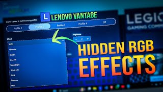 How to Unlock More RGB Effects in Lenovo LOQ | Hidden Features | MaXton Labs screenshot 5