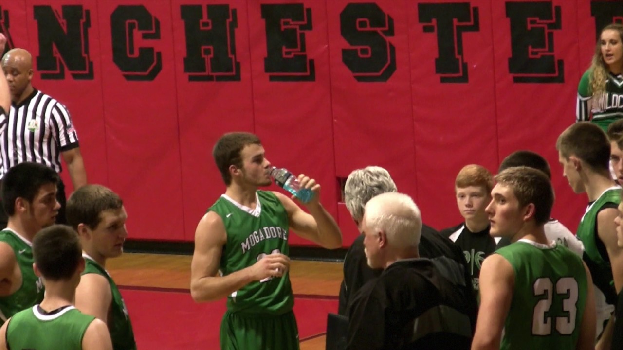 Mogadore Coach Screaming At Kids.  Crowd Angry At Referee's Calls