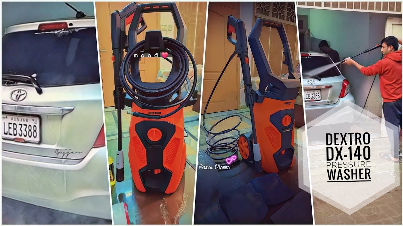 DEXTRO DX-140 PRESSURE WASHER - YouTube