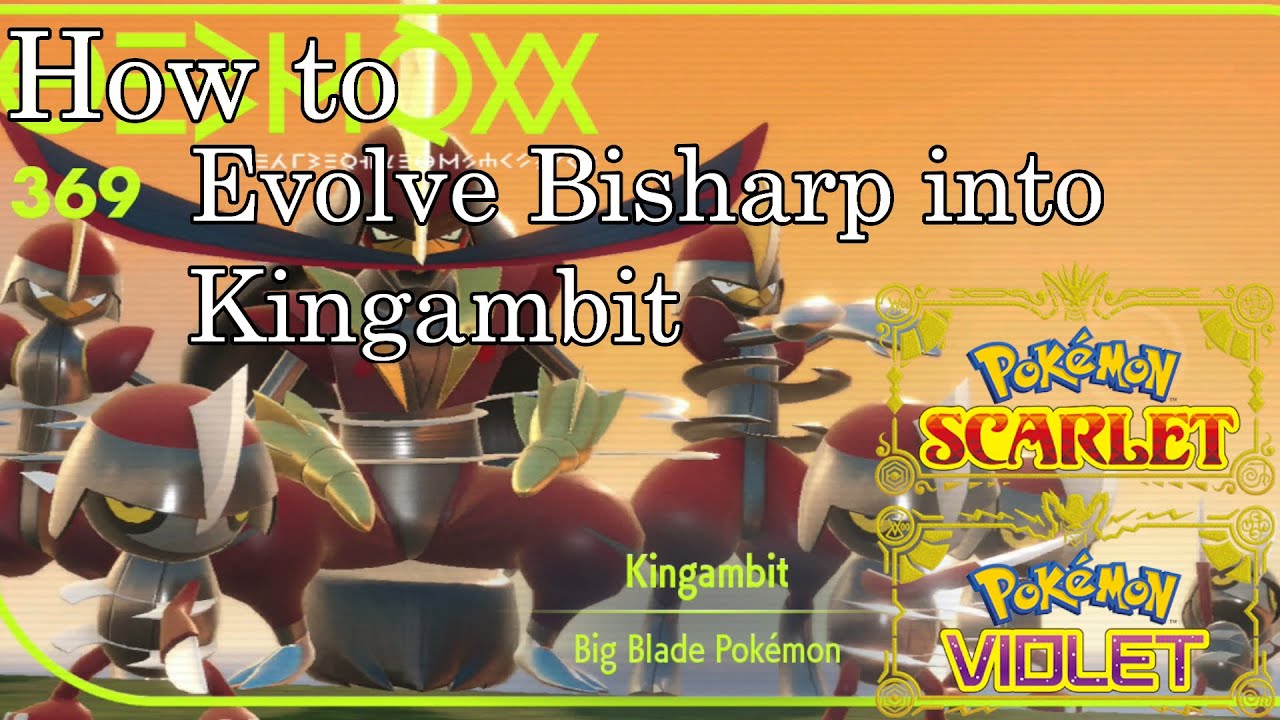 How to Evolve Bisharp into Kingambit - Pokemon Scarlet and Violet