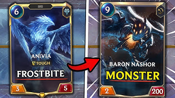 Frostbite vs Baron Nashor in Legends of Runeterra