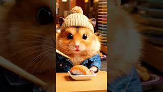 Can Hammy Eat 100 Sushi Plates? This Hamster Tried 100 Sushi Plates