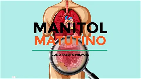 Quanto tempo antes da colonoscopia devo tomar o manitol?