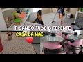 RESOLVI TROCAR O PISO DA COZINHA | Mãe não quiz as panelas 😬 ficando tudo diferente