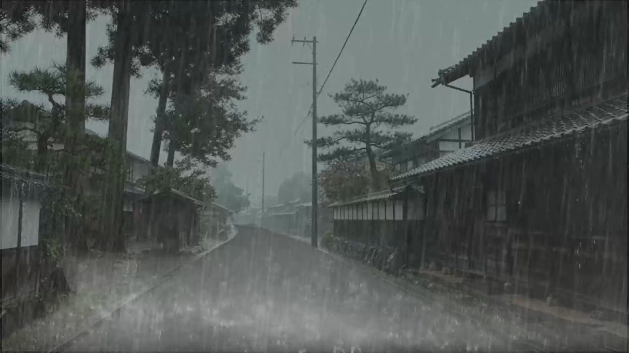 Rain Sounds For Sleeping 99% | Fall Asleep Fast With Heavy Rain & Relaxing Thunderstorm at Night