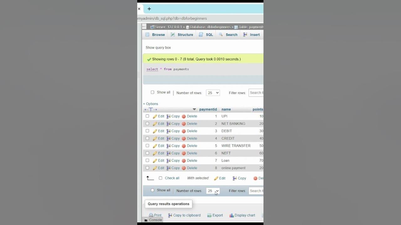 LIMIT OPERATOR #SQL #supportingtech #shorts - YouTube